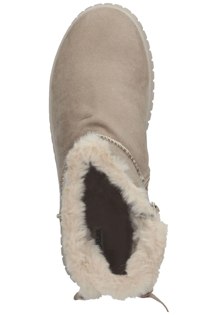 s.Oliver Stiefelette Textil Beige