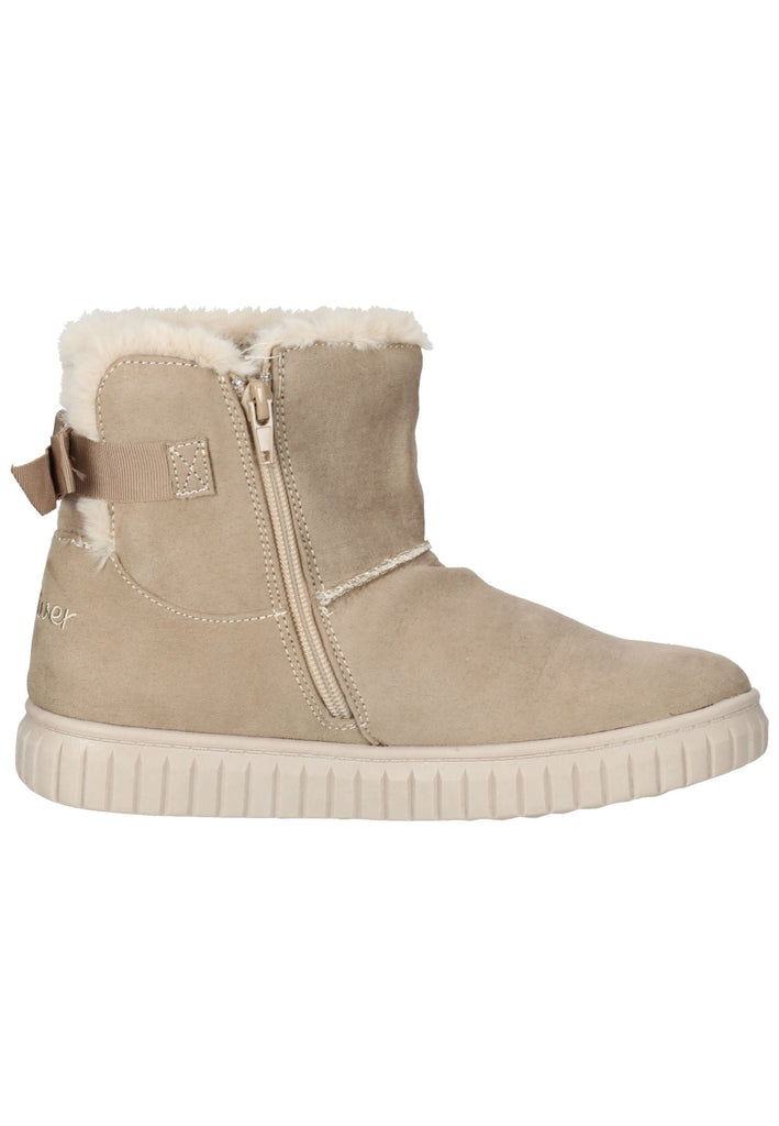 s.Oliver Stiefelette Textil Beige