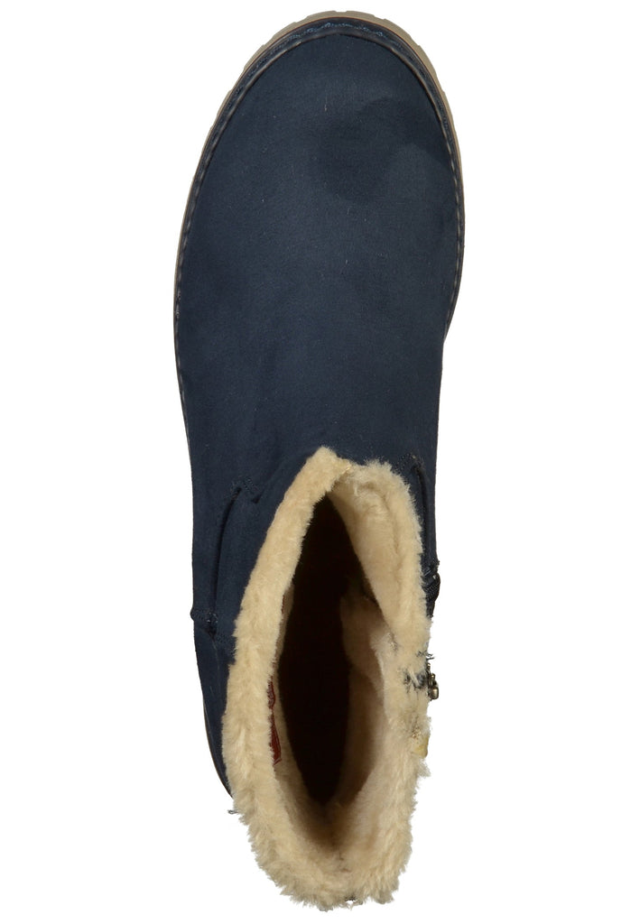 s.Oliver Stiefelette Textil Blau