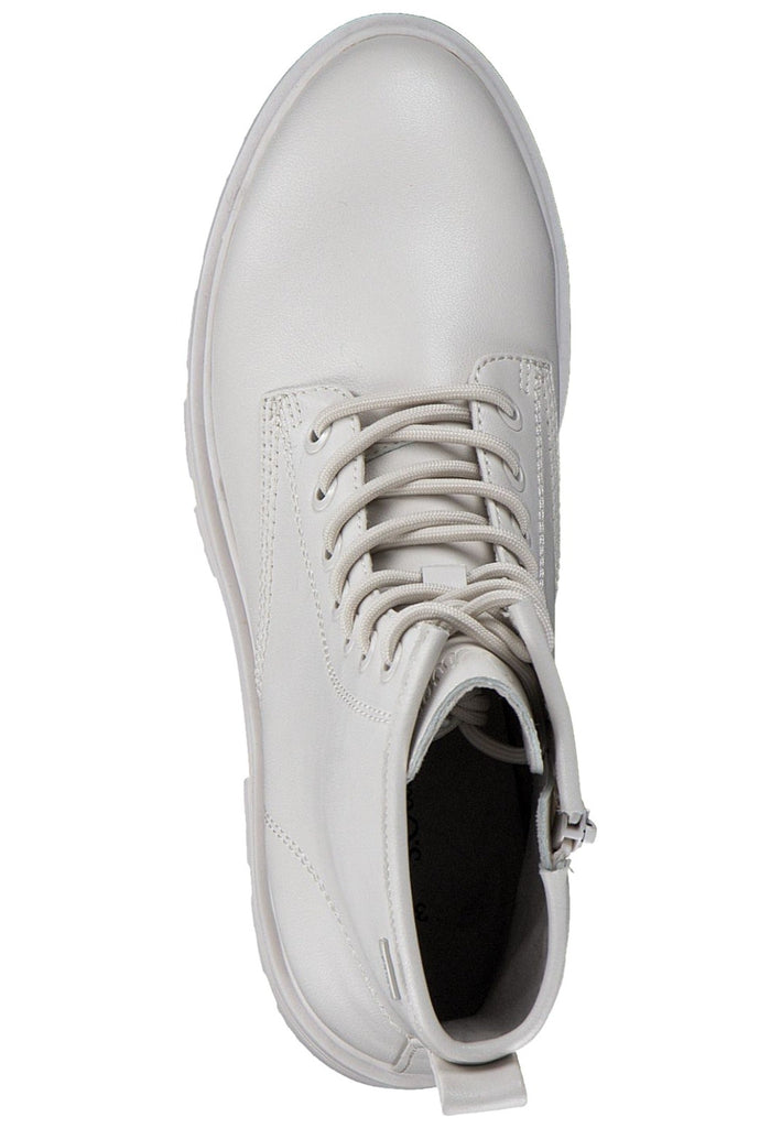 s.Oliver Stiefelette Textil Cream