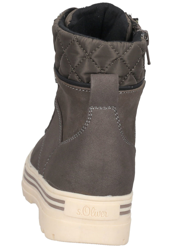 s.Oliver Stiefelette Textil Dunkelgrau