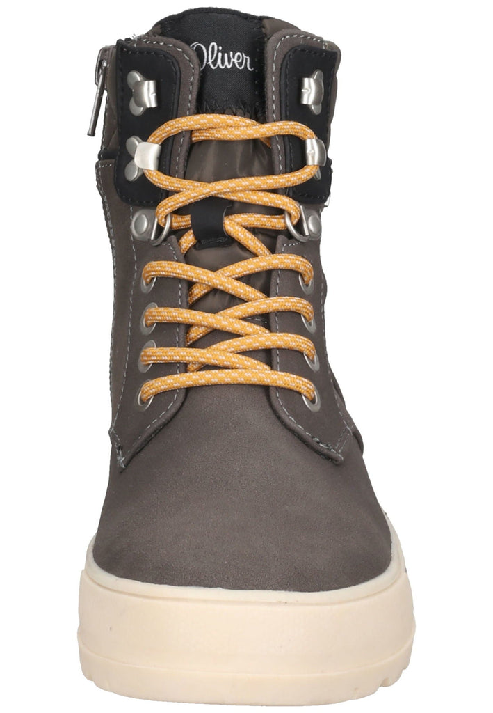 s.Oliver Stiefelette Textil Dunkelgrau