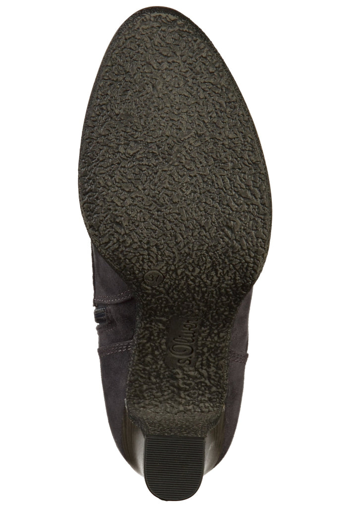 s.Oliver Stiefelette Textil Dunkelgrau
