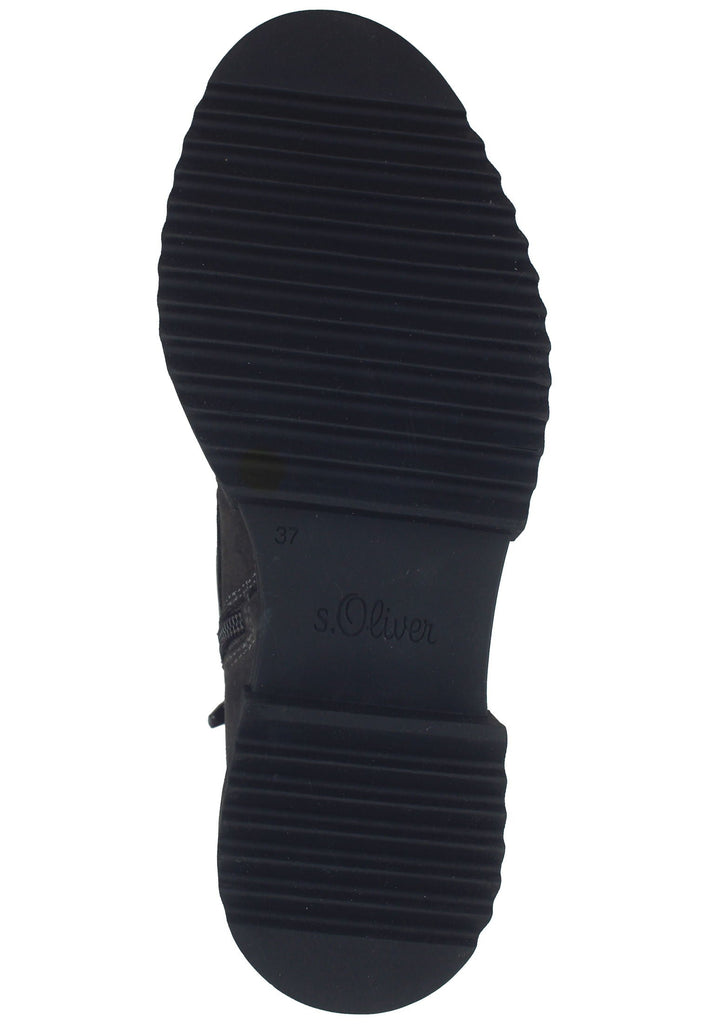 s.Oliver Stiefelette Textil Graphite