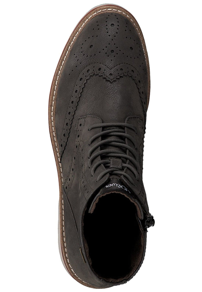 s.Oliver Stiefelette Textil Khaki