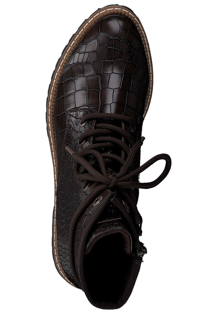 s.Oliver Stiefelette Textil Mocca