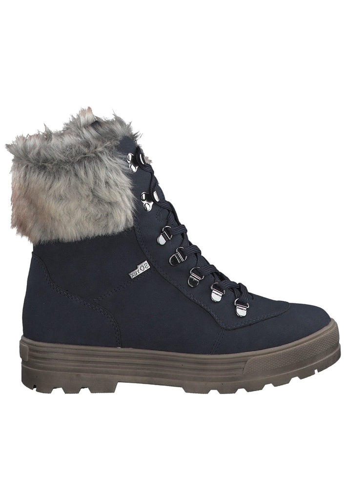 s.Oliver Stiefelette Textil Navy