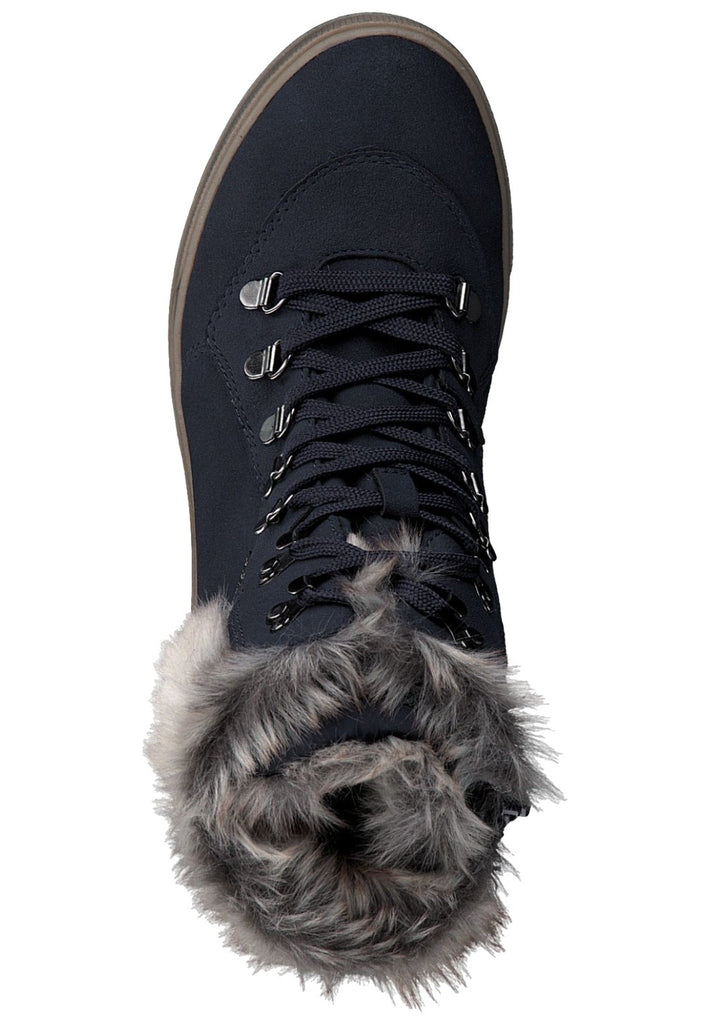 s.Oliver Stiefelette Textil Navy