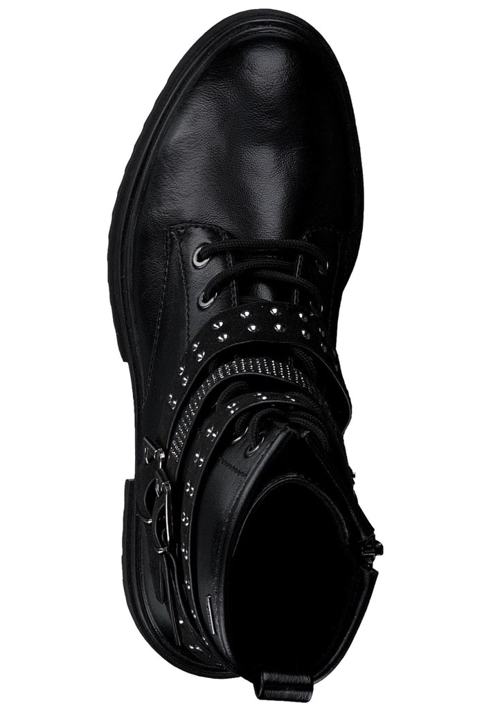 s.Oliver Stiefelette Textil Schwarz