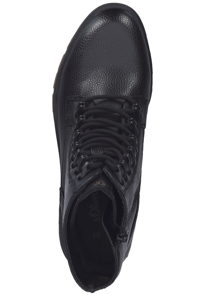 s.Oliver Stiefelette Textil Schwarz