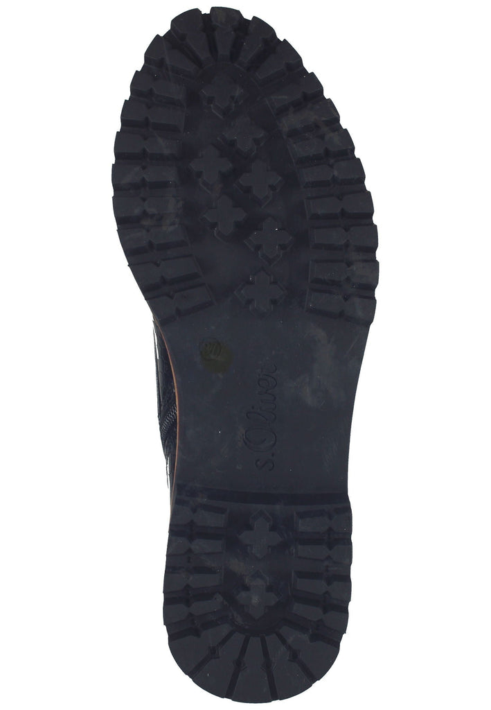 s.Oliver Stiefelette Textil Schwarz