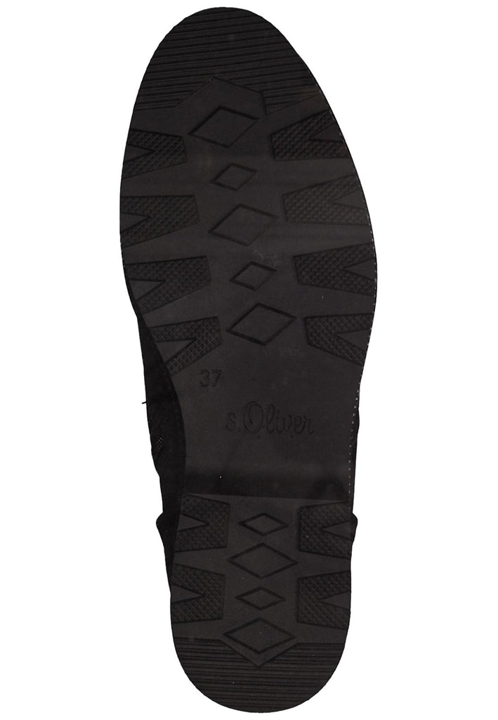 s.Oliver Stiefelette Textil Schwarz