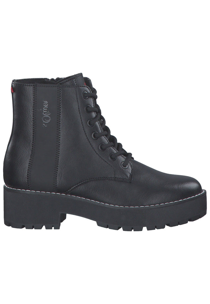 s.Oliver Stiefelette Textil Schwarz