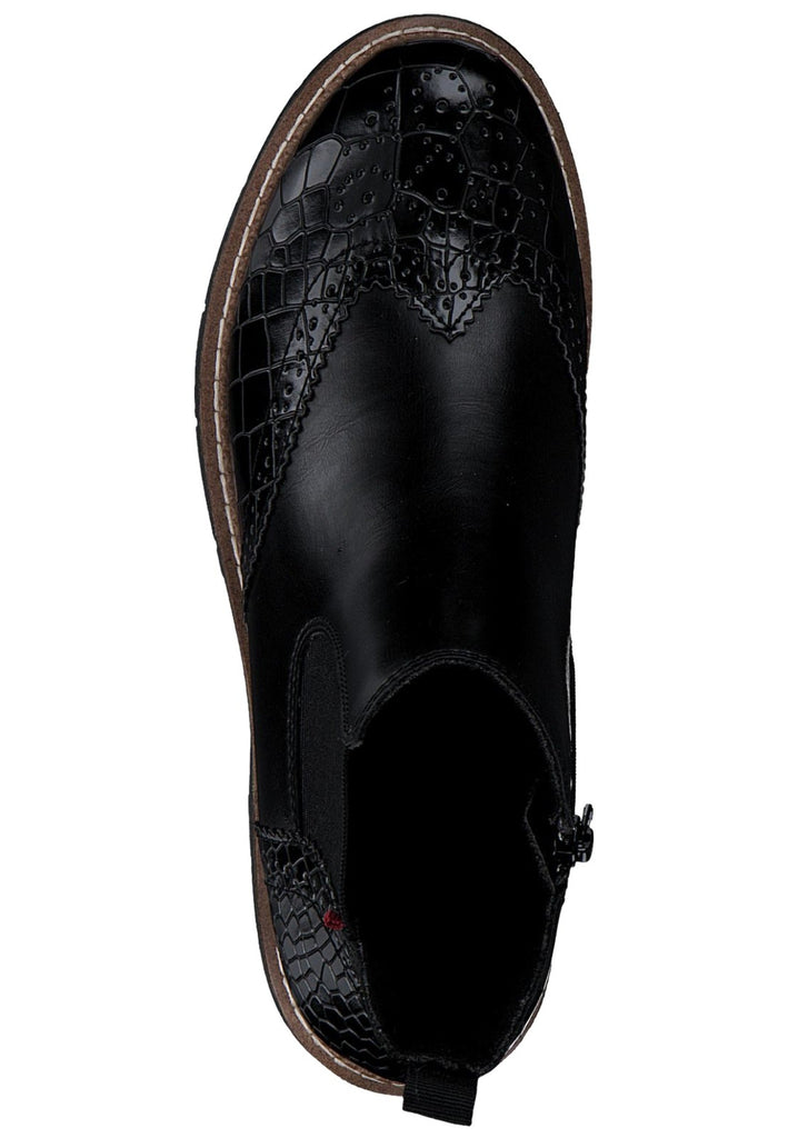 s.Oliver Stiefelette Textil Schwarz