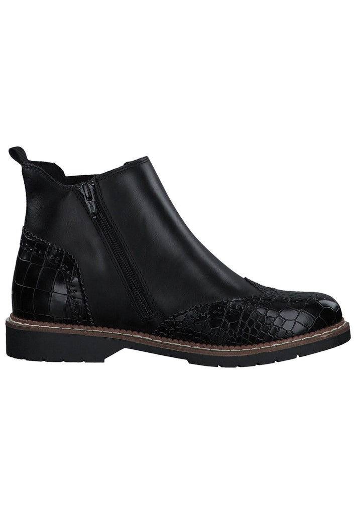 s.Oliver Stiefelette Textil Schwarz