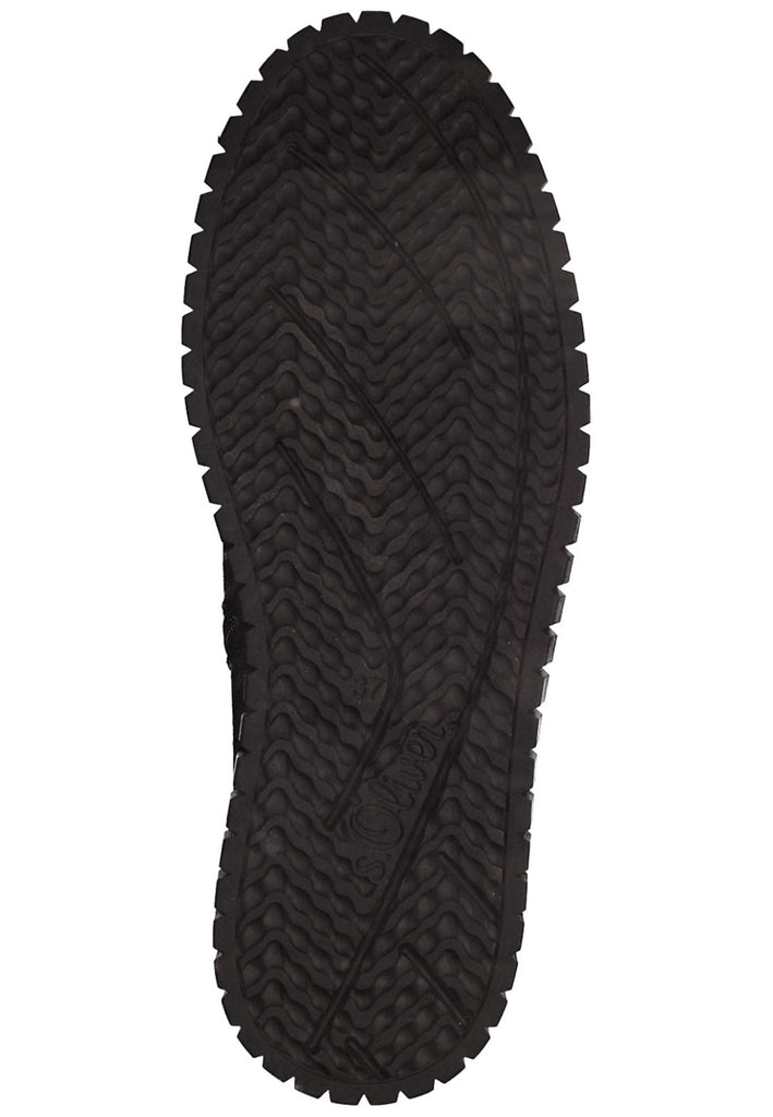 s.Oliver Stiefelette Textil Schwarz Warmfutter