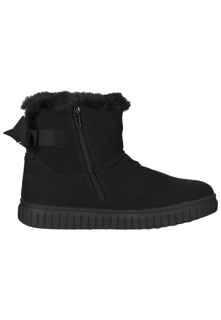 s.Oliver Stiefelette Textil Schwarz Warmfutter