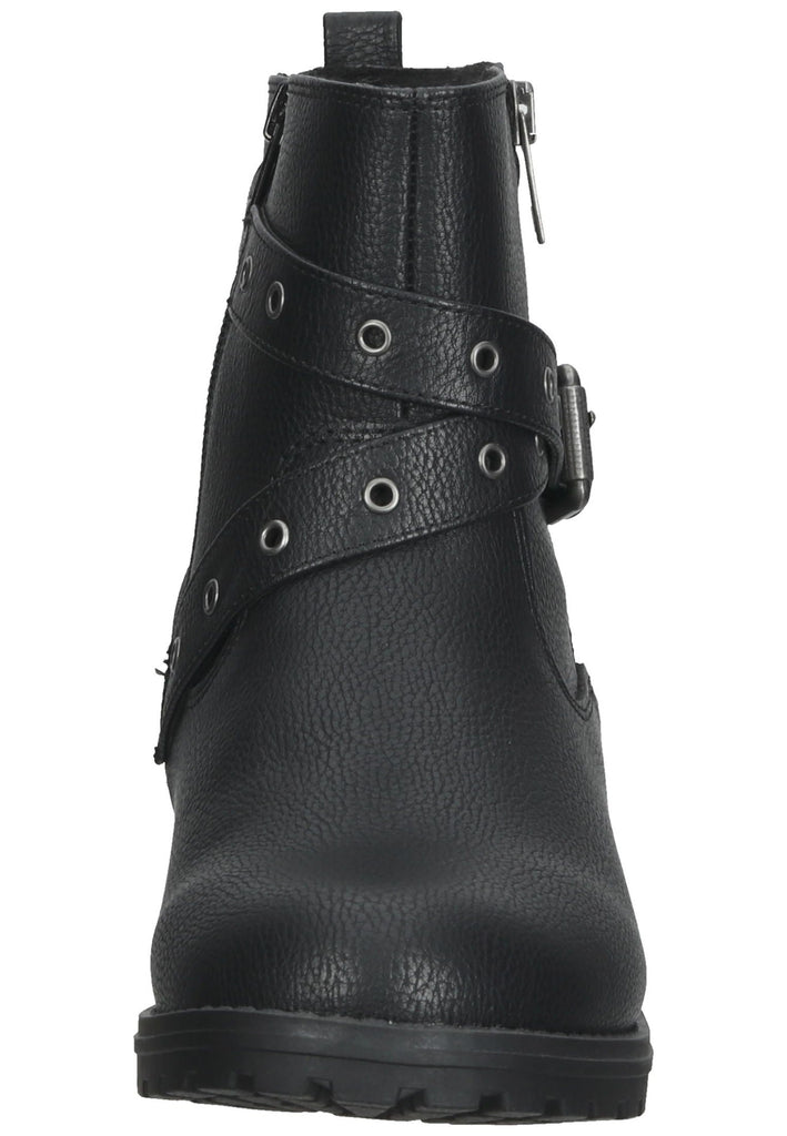 s.Oliver Stiefelette Textil Schwarz Warmfutter