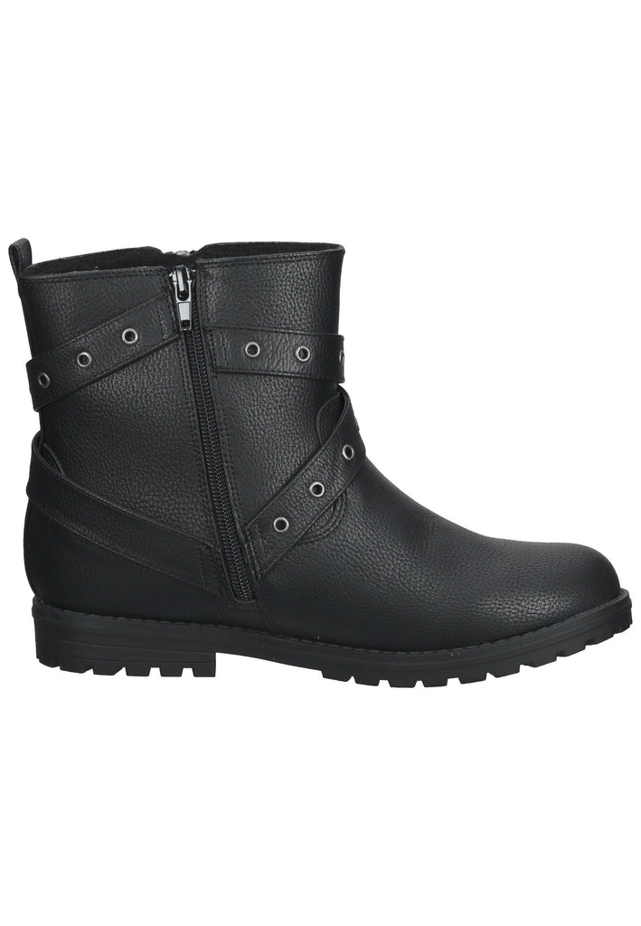 s.Oliver Stiefelette Textil Schwarz Warmfutter