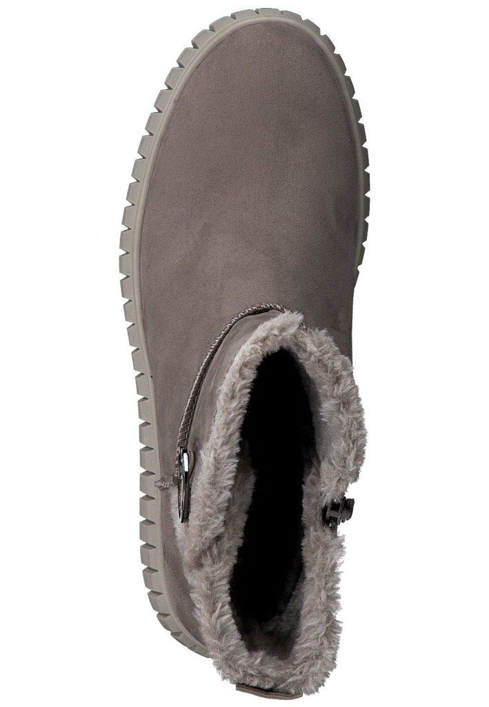 s.Oliver Stiefelette Textil Taupe