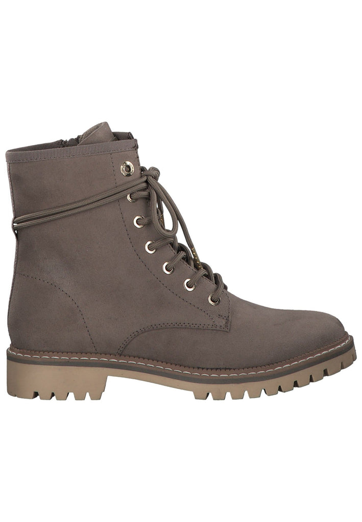 s.Oliver Stiefelette Textil Taupe