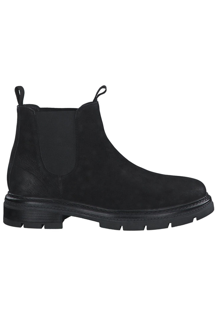s.Oliver Stiefelette Veloursleder Schwarz