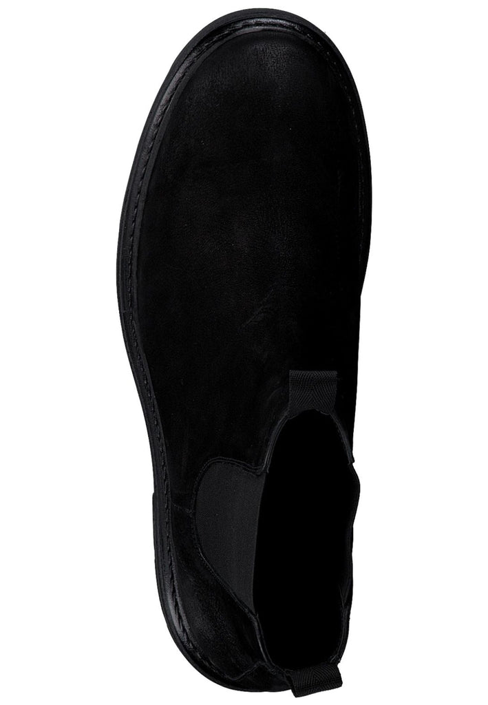 s.Oliver Stiefelette Veloursleder Schwarz