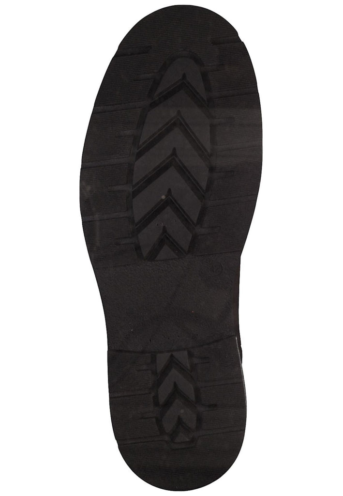 s.Oliver Stiefelette Veloursleder/Textil Dunkelbraun