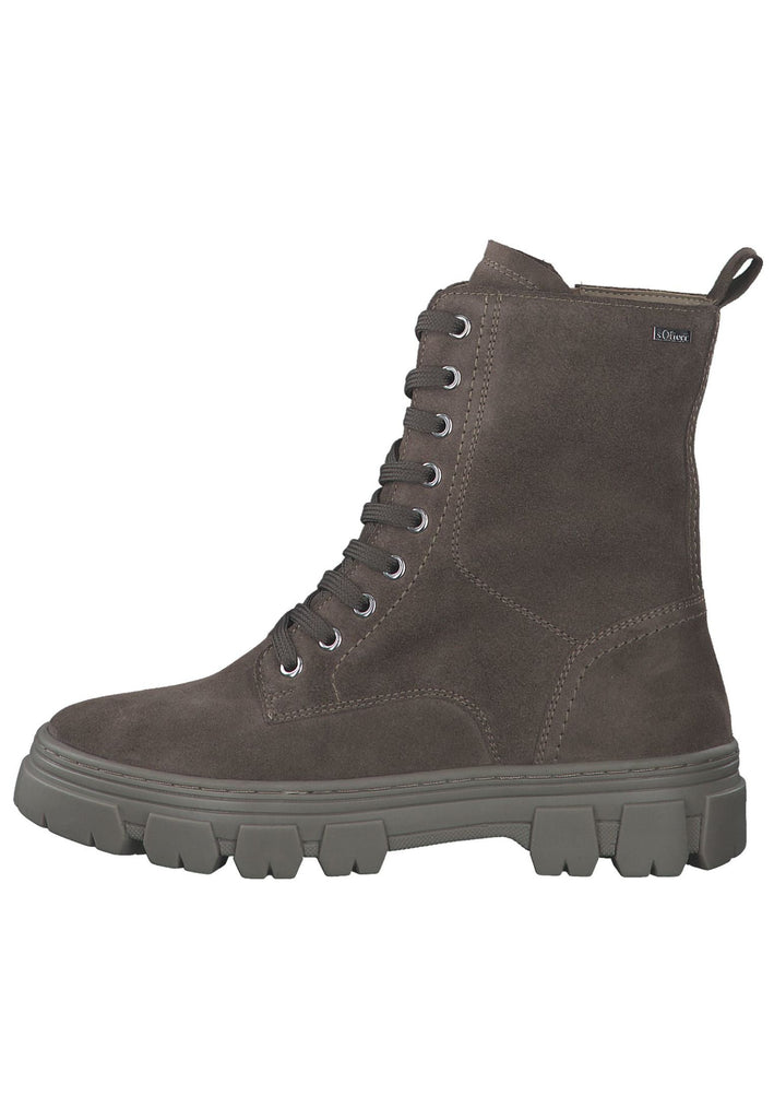 Stiefeletten s.Oliver Stiefelette Leder Pepper