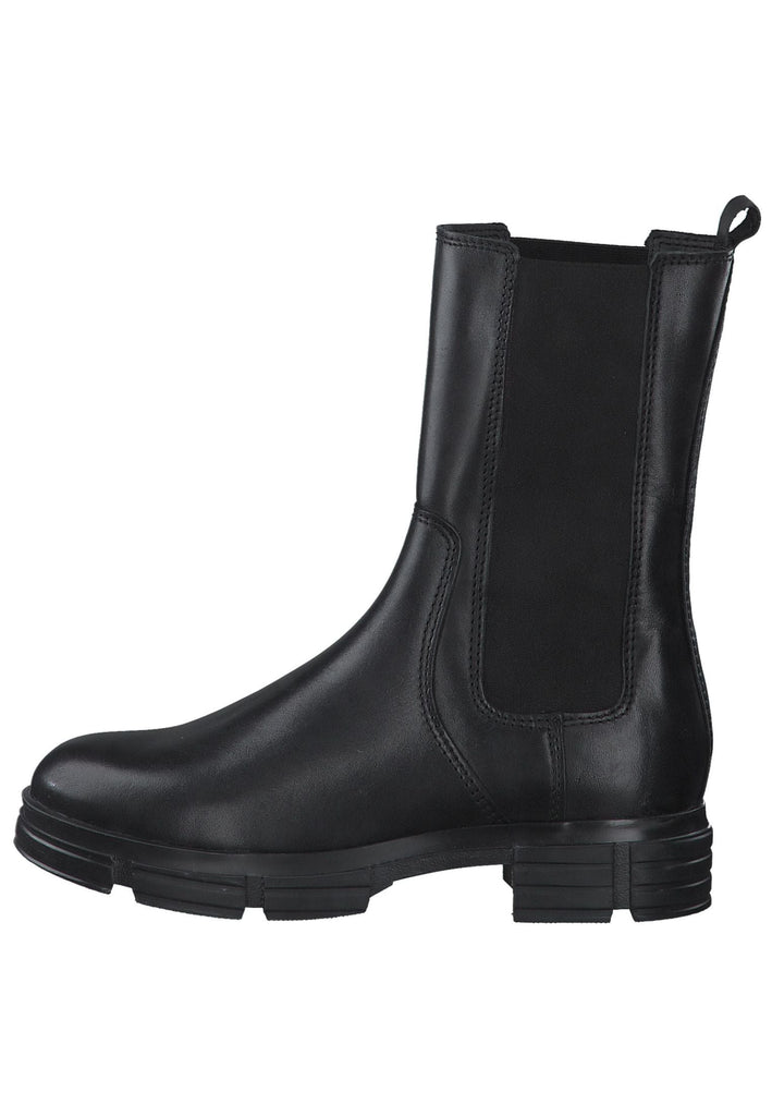 Stiefeletten s.Oliver Stiefelette Leder/Textil Schwarz