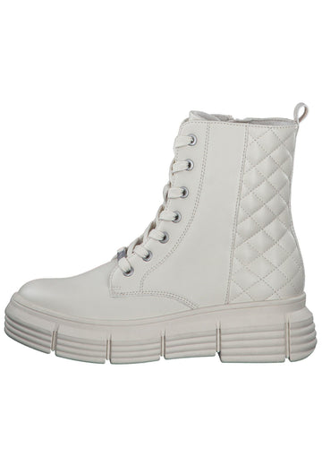 Stiefeletten s.Oliver Stiefelette Lederimitat Cream