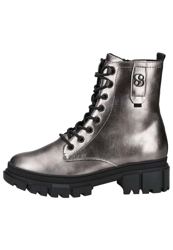 Stiefeletten s.Oliver Stiefelette Lederimitat Pewter