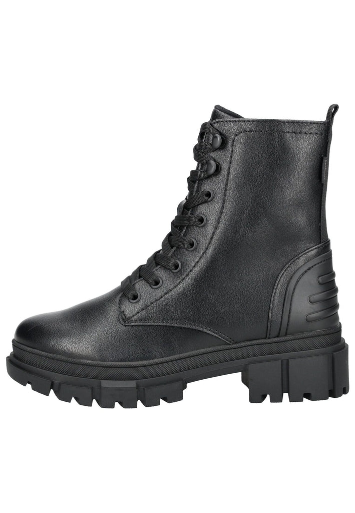 Stiefeletten s.Oliver Stiefelette Lederimitat Schwarz