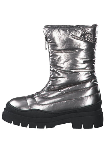 Stiefeletten s.Oliver Stiefelette Textil Pewter