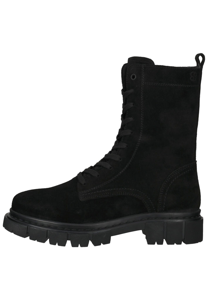 Stiefeletten s.Oliver Stiefelette Veloursleder Schwarz
