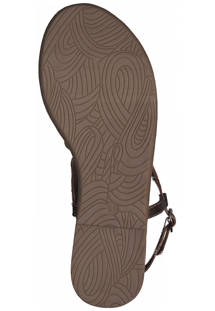 s.Oliver Zehensteg Leder Rose Metallic