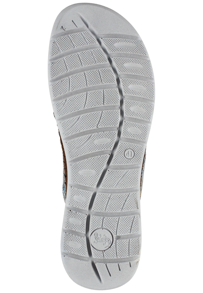 Salamander Pantoletten Glattleder Silber