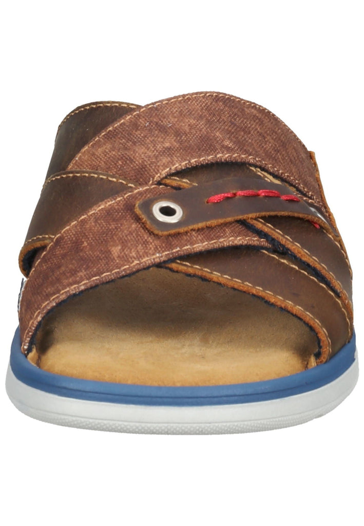 Salamander Pantoletten Leder Cognac