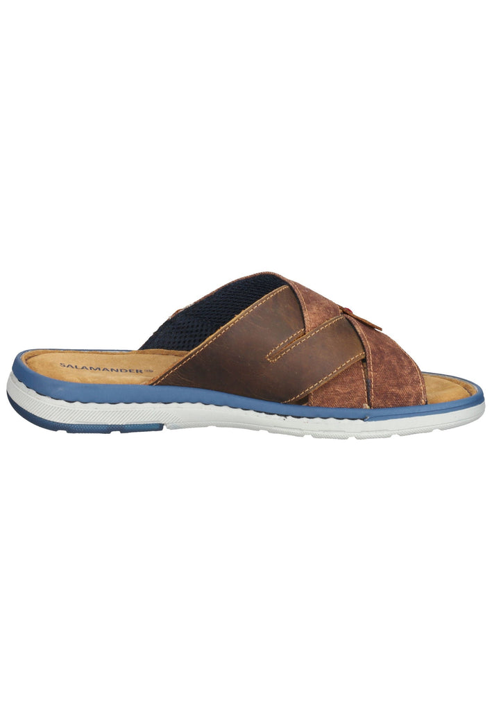 Salamander Pantoletten Leder Cognac