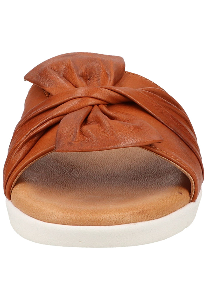 Salamander Pantoletten Leder Cognac