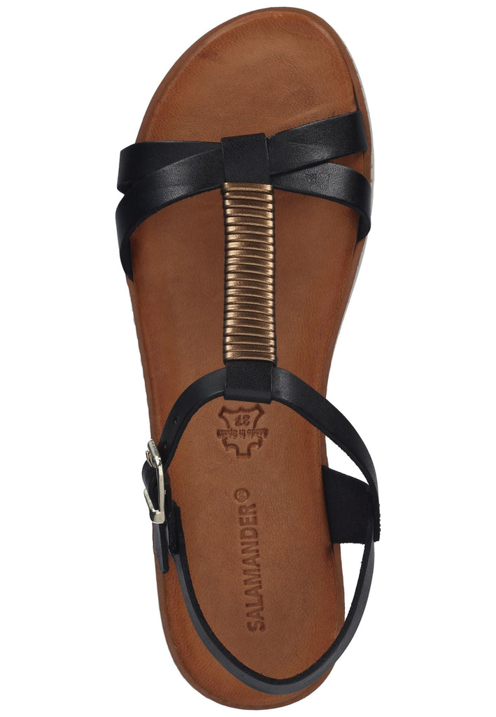 Salamander Sandalen Glattleder Schwarz