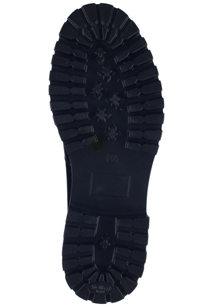 Salamander Slipper Glattleder Schwarz