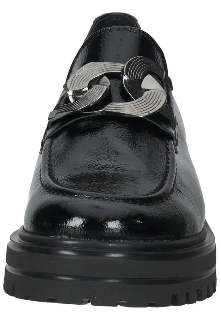 Salamander Slipper Glattleder Schwarz