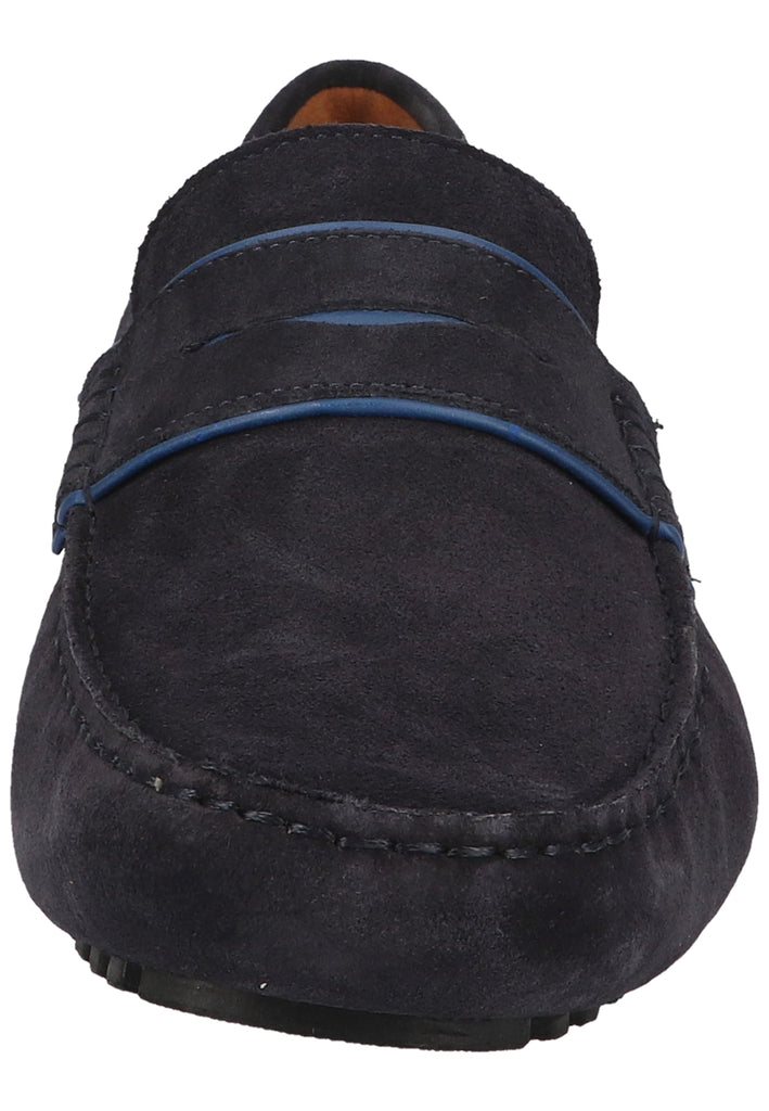 Salamander Slipper Leder Navy