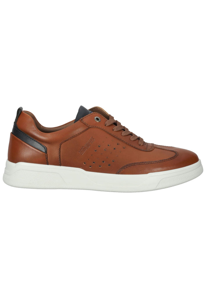 Salamander Sneaker Glattleder Braun/Blau