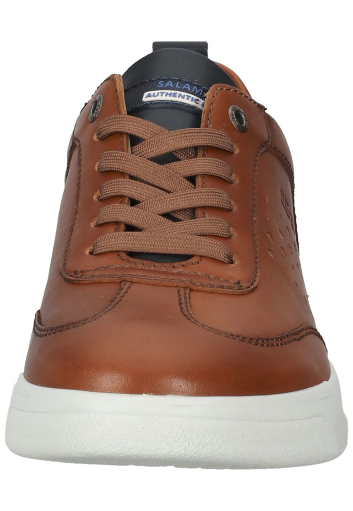Salamander Sneaker Glattleder Braun/Blau