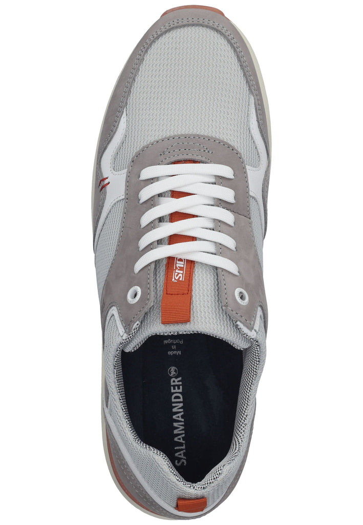 Salamander Sneaker Leder/Textil Grau/Weiß