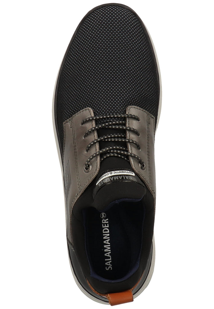 Salamander Sneaker Leder/Textil Schwarz/Grau
