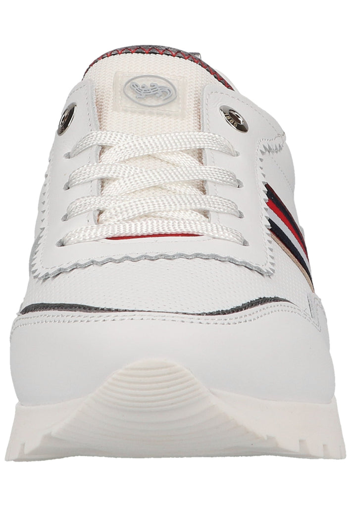 Salamander Sneaker Leder Weiß/Rot