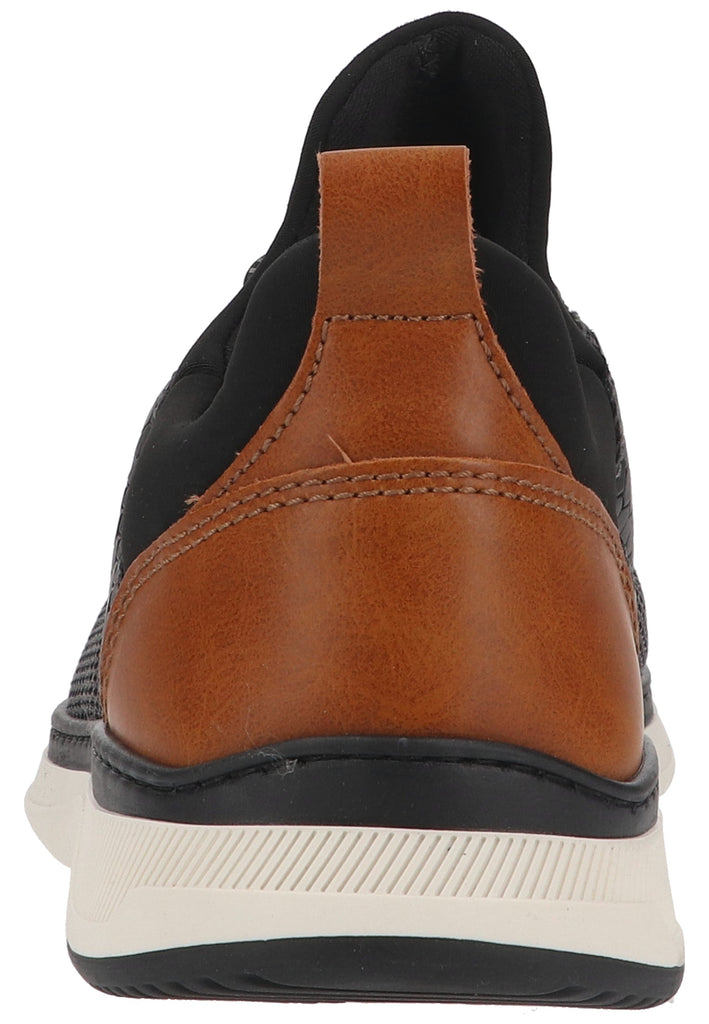 Salamander Sneaker Lederimitat Grau/Schwarz